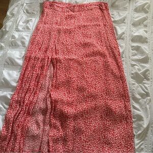 H&M Red Skirt Size 10